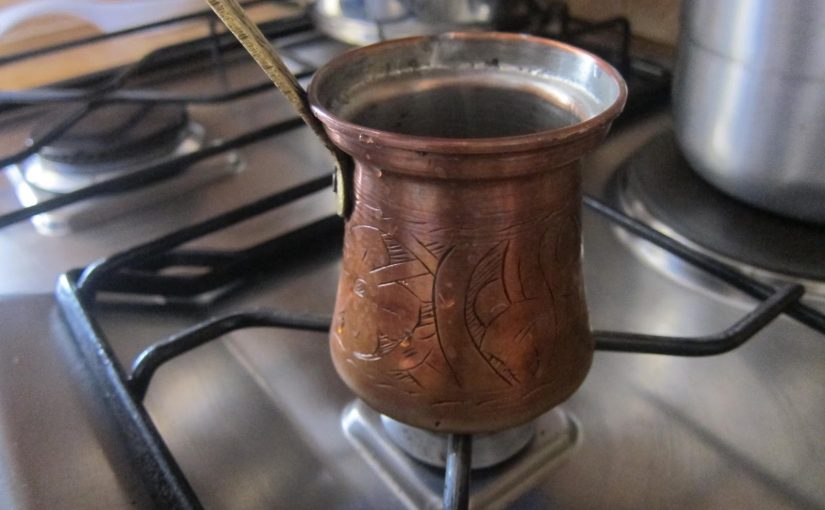 Turkiškas kavos ruošimo būdas su Džiazva